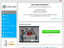 Tablet Screenshot of ludiscape.com